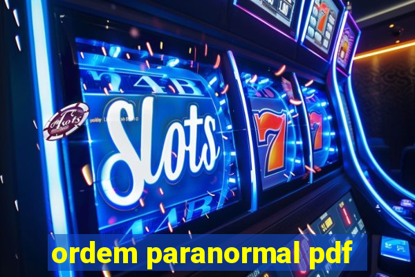 ordem paranormal pdf